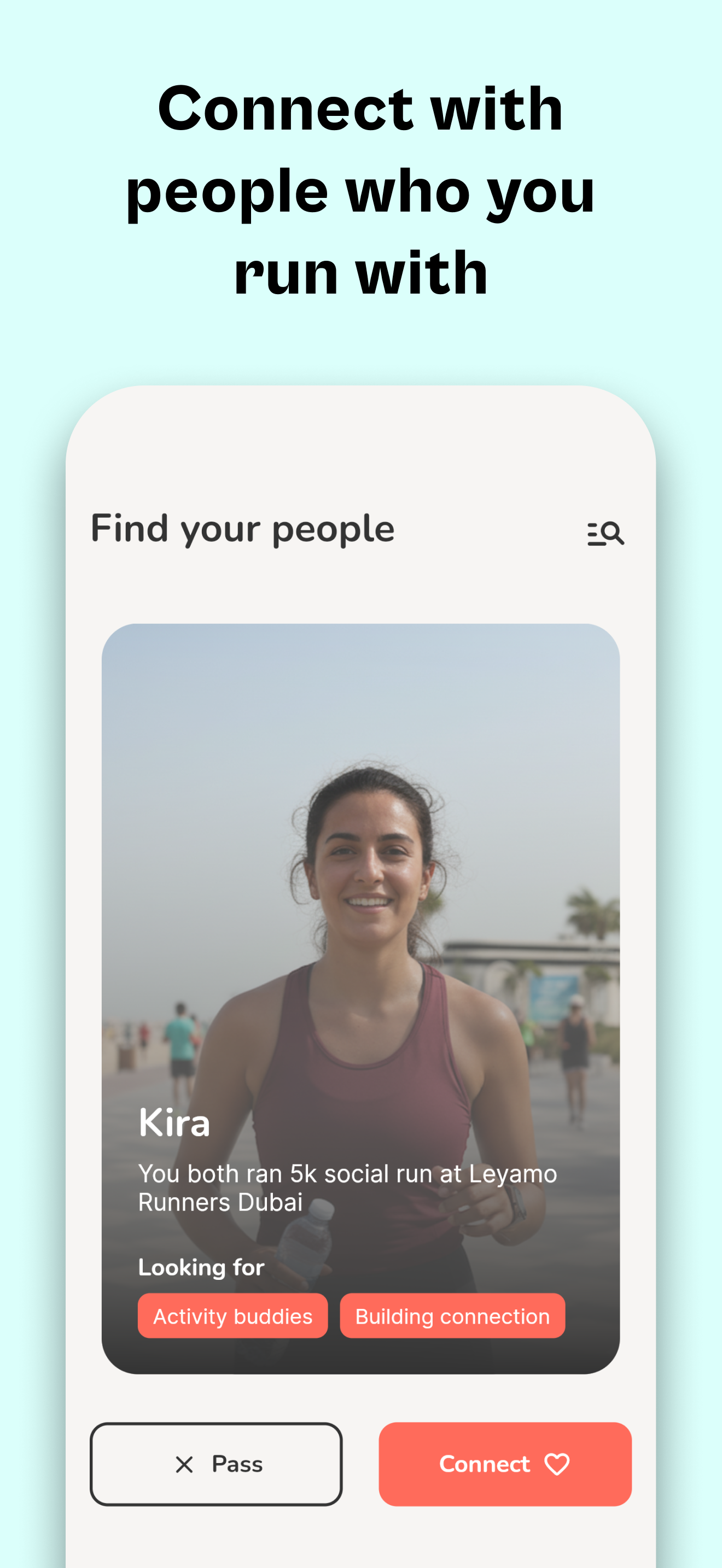 App screenshot of an event page